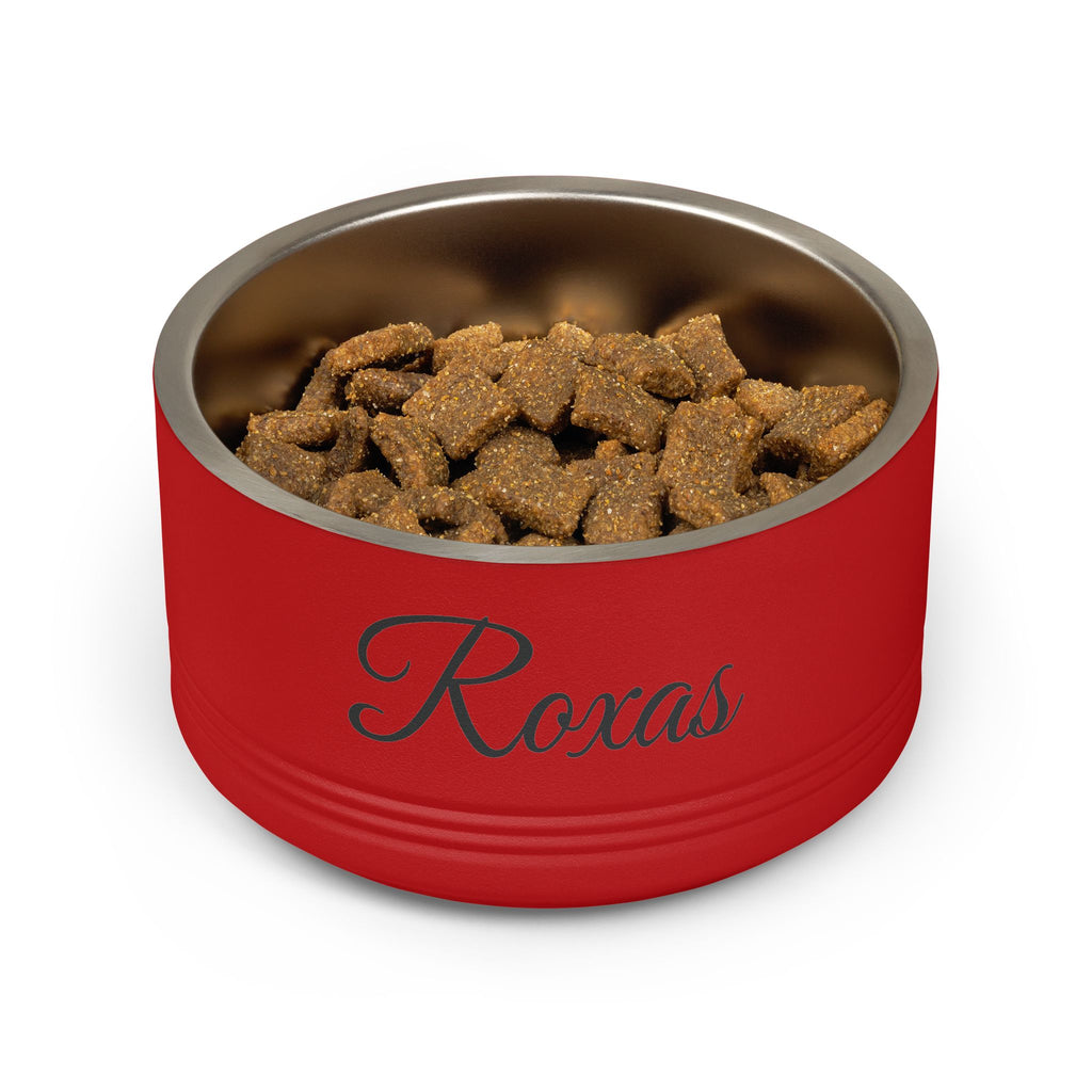 Personalized Pet Bowl - Custom Name & Date Stainless Steel 18oz