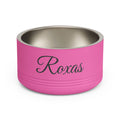Personalized Pet Bowl - Custom Name & Date Stainless Steel 18oz