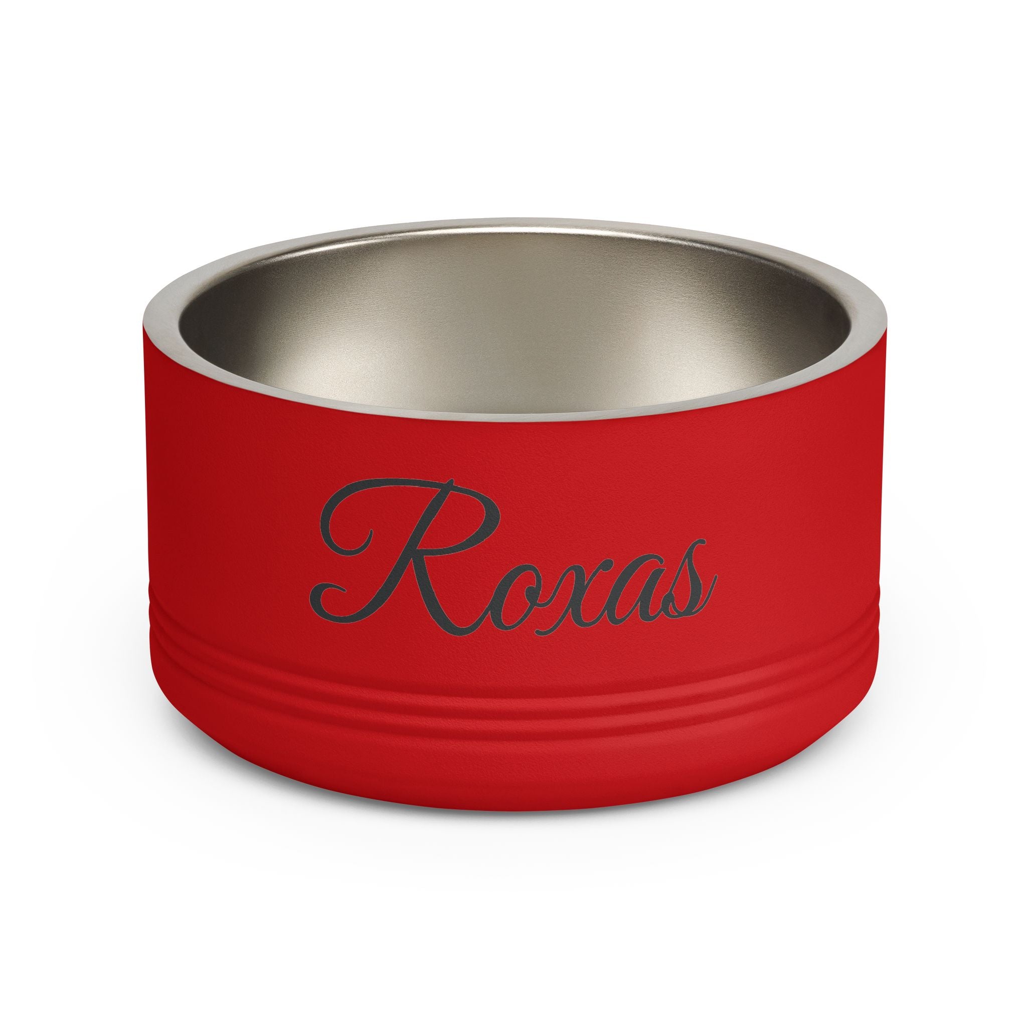 Personalized Pet Bowl - Custom Name & Date Stainless Steel 18oz