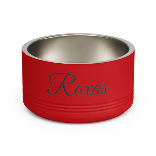 Personalized Pet Bowl - Custom Name & Date Stainless Steel 18oz