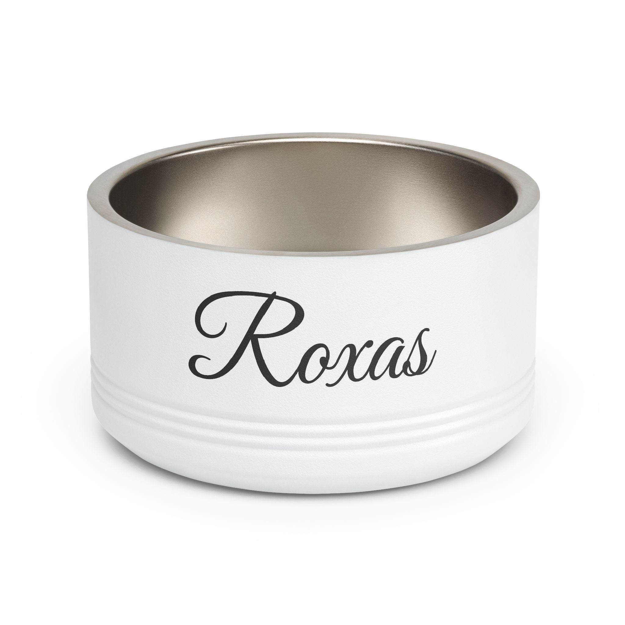 Personalized Pet Bowl - Custom Name & Date Stainless Steel 18oz