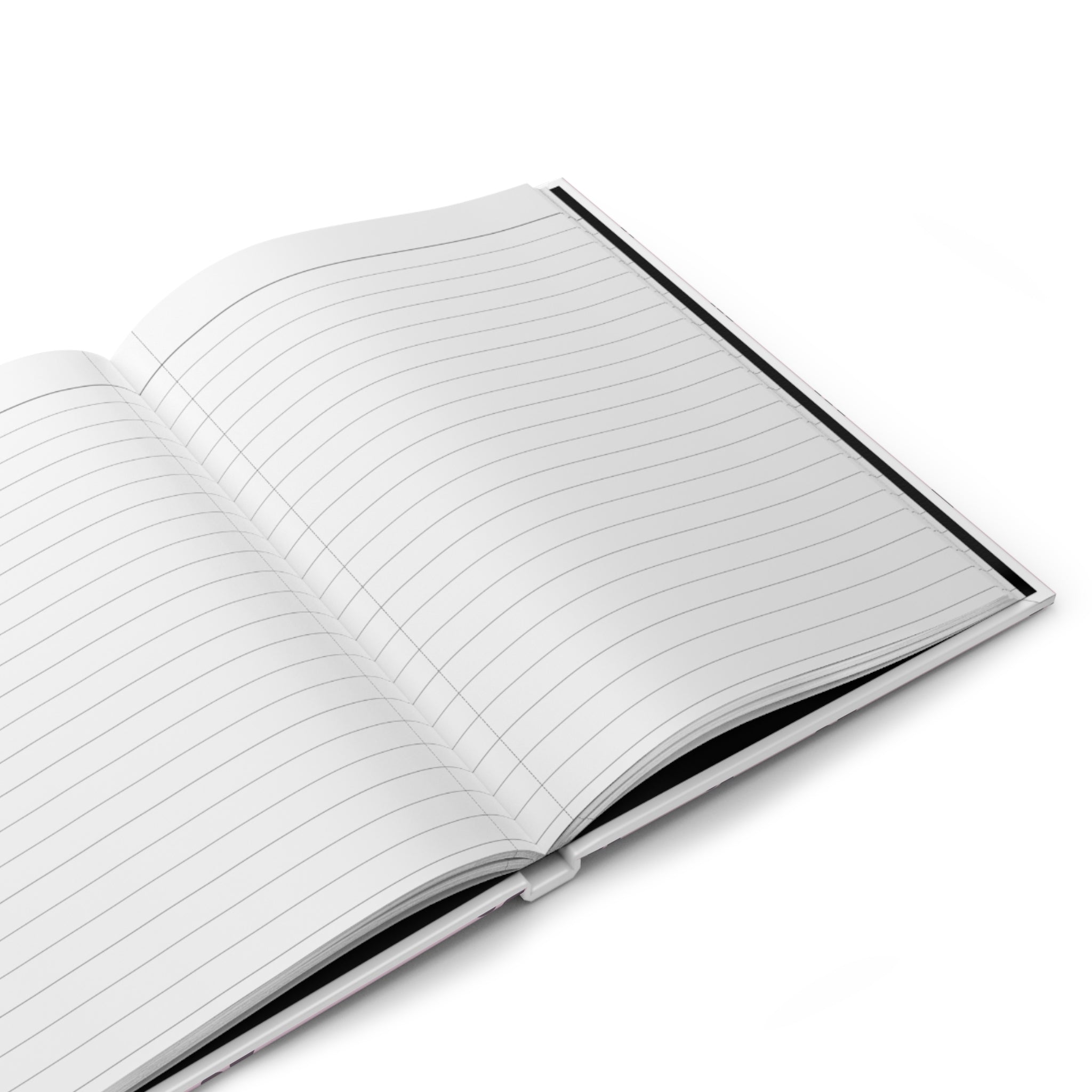 Pink Paw Print Hardcover Notebook for Dog Lovers